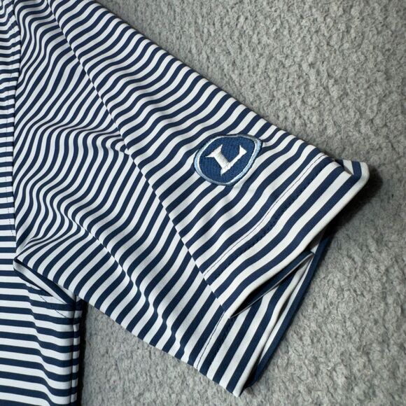 Peter Millar Polo Shirt Men‎ Extra Large Blue Peachtree Golf Club Summer Comfort - Picture 5 of 16